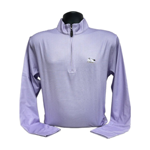 Horn Legend-1/4 Zip Micro Fleece Pullover - Purple/White - Shepherd
