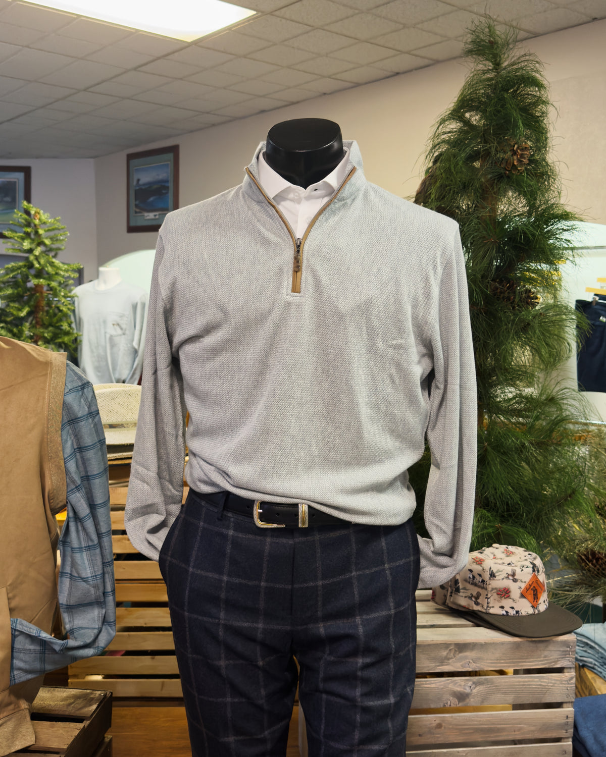 Sharp Lad - Diamond Quarter Zip