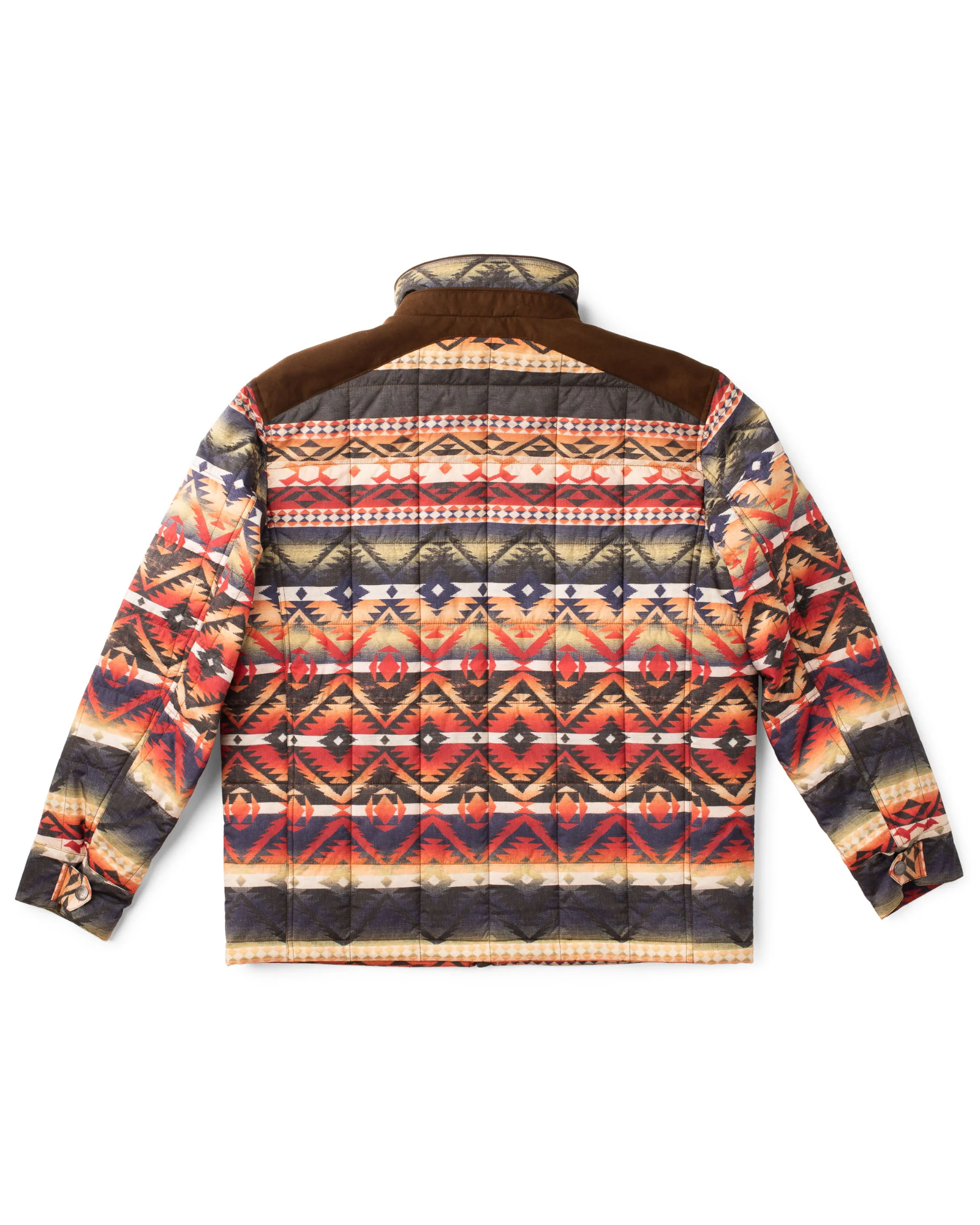 Shelby Aztec Print Quilted Nylon Jacket