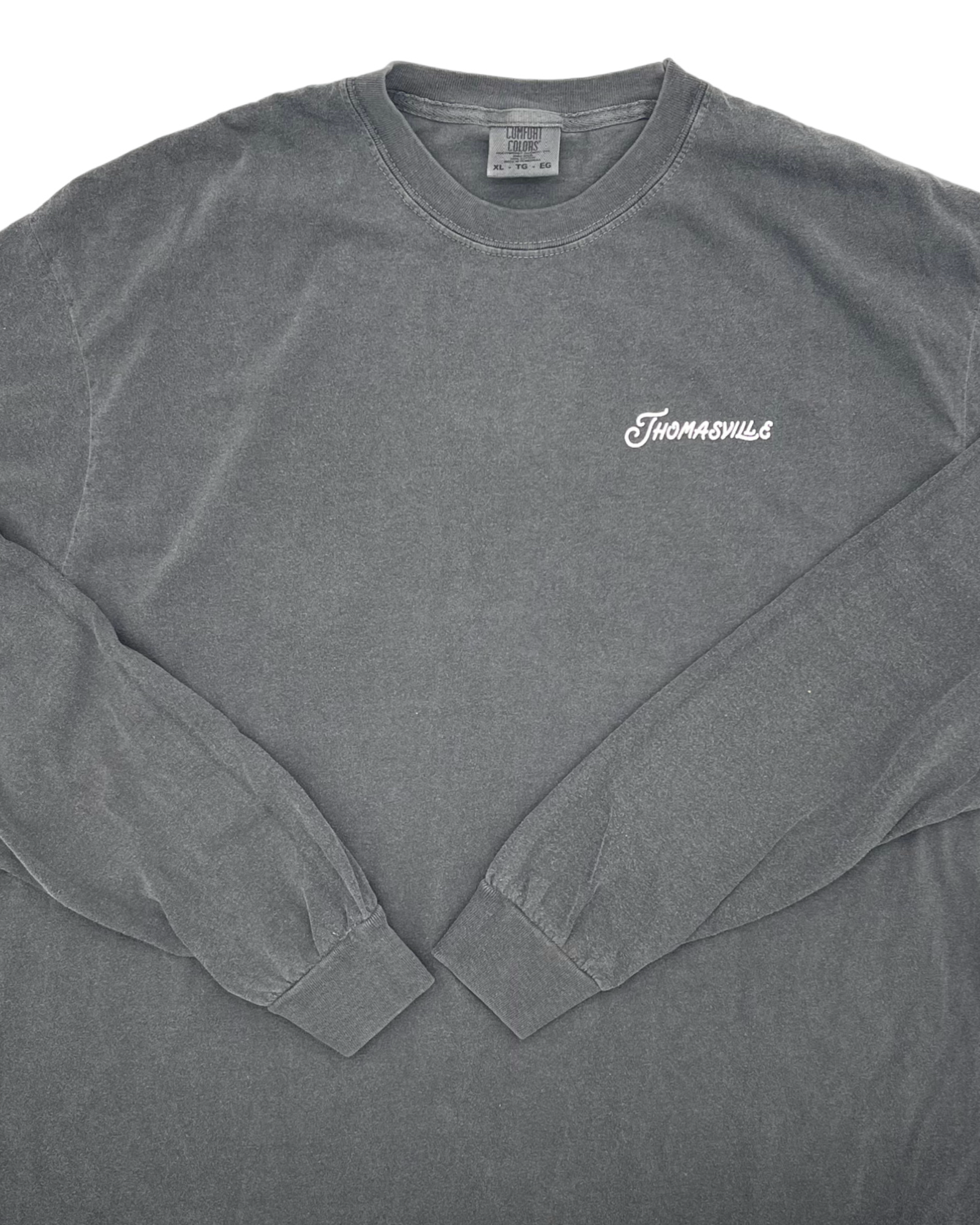 Thomasville Dog Long Sleeve Charcoal T-Shirt
