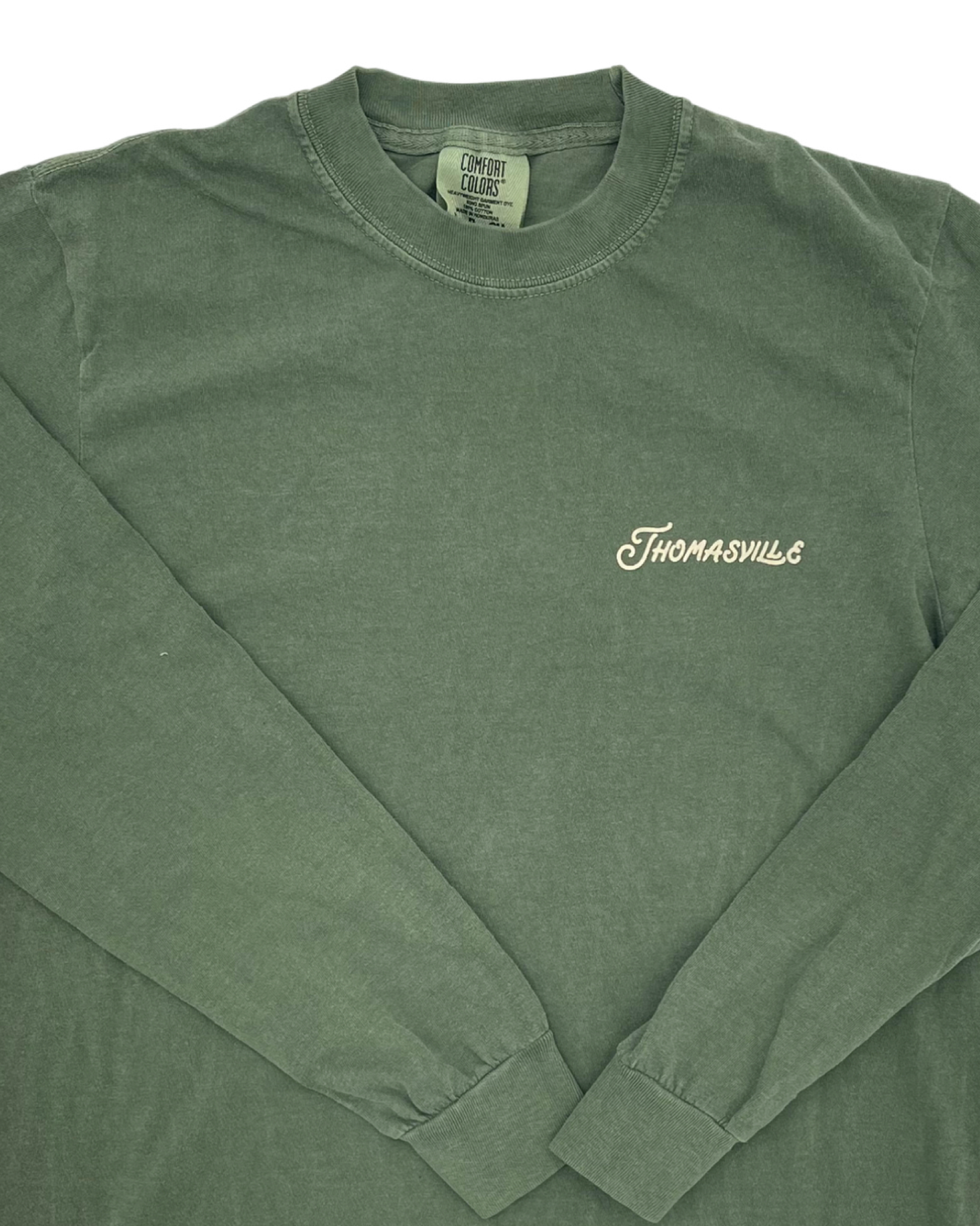 Thomasville Quail Long Sleeve Brush Green T-Shirt