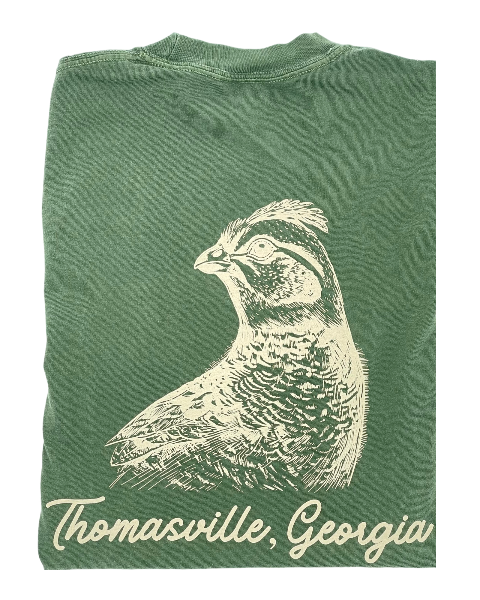 Thomasville Quail Long Sleeve Brush Green T-Shirt