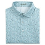 Genteal- Duck Camo Printed Polo- Green