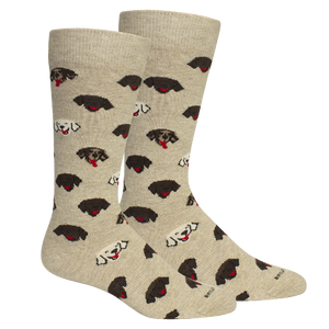 Brown Dog Dress Socks