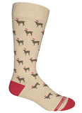 Brown Dog Dress Socks