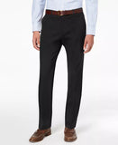 Slacks-Men's Modern-Fit TH Flex Stretch Comfort Solid Performance Pants-Black