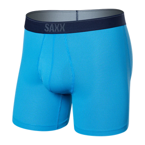 Underwear-Saxx-Quest- Boxer Brief Fly-Tropical Ice-Blue